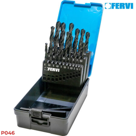 FERVI P046 Bộ mũi khoan kim loại 25 chi tiết