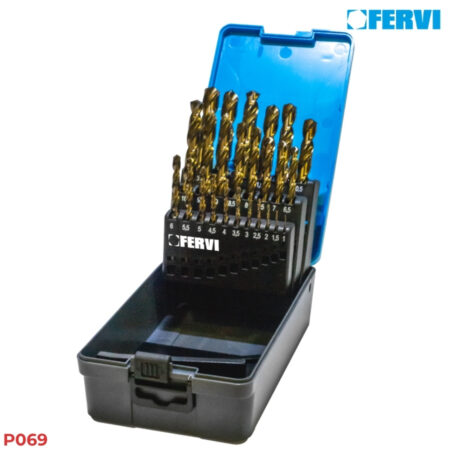 FERVI P069 Bộ mũi khoan 5% Coban 25 chi tiết