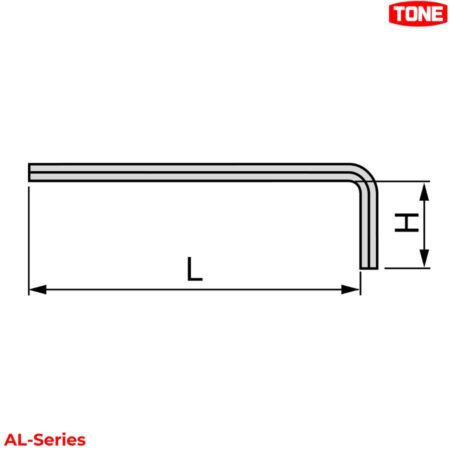 TONE AL-0.71 – AL-14 Lục giác chữ L thân dài