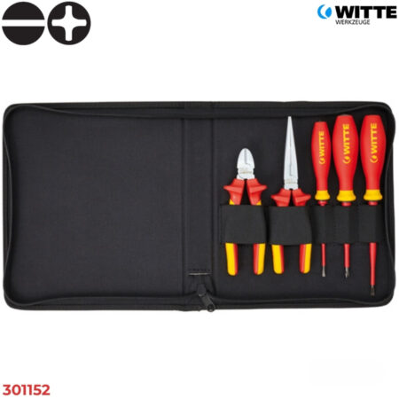 WITTE 301152 Bộ dụng cụ sửa chữa cách điện 5 món PRO