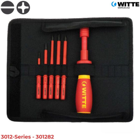 WITTE 3012-Series - 301282 Bộ tua vít cân chỉnh lực cách điện