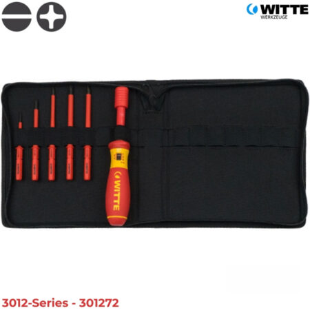 WITTE 3012-Series - 301272 Bộ tua vít cân chỉnh lực cách điện