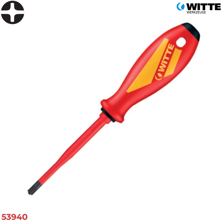 WITTE 53940 Tua vít cách điện PlusMinus (PH/S) MAXX