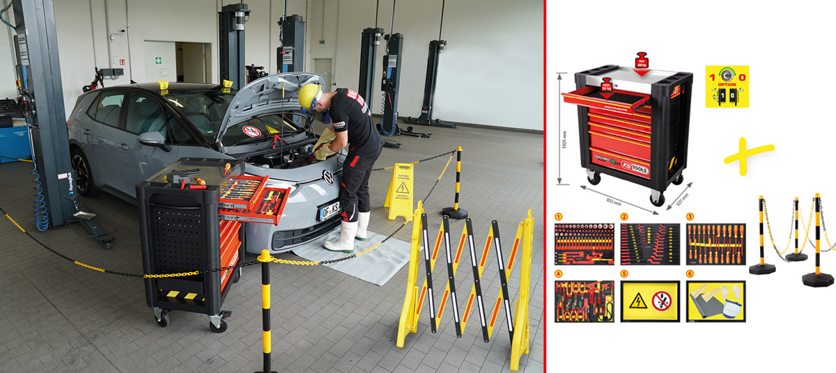 Danh mục dụng cụ sửa chữa Germany cho ô tô điện - Hybrid 