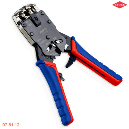 Kìm bấm đầu mạng RJ10, RJ11/12, RJ45 Knipex 97 51 12