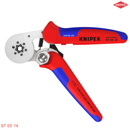 Kìm bấm cos pin ống dạng lục giác Knipex 97 55 14