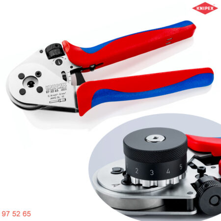 Bộ kìm ép cos 4 điểm 97 52 65 Knipex cho điện công nghiệp