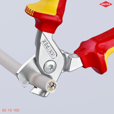 Thông số Kìm cắt cáp đồng, cách điện 1000V Knipex 95 16 160