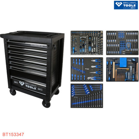 Tủ dụng cụ sửa chữa Workshop 347 pcs, 7 ngăn BT153347