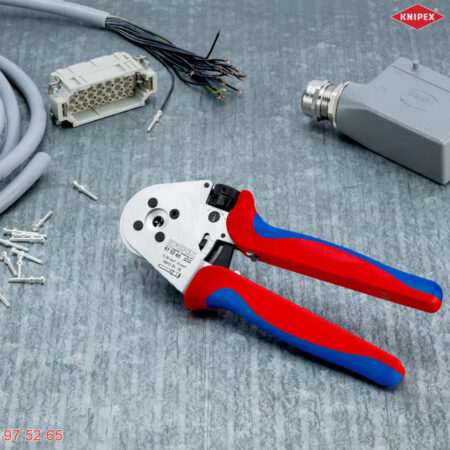 ứng dụng Bộ kìm ép cos 4 điểm 97 52 65 Knipex cho điện công nghiệp