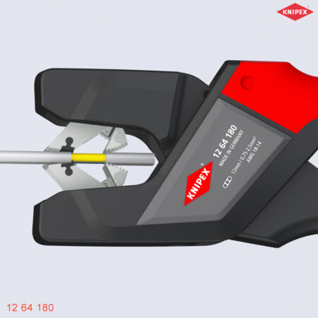 ngàm Kìm tuốt vỏ cáp dẹt 12 mm tự động KNIPEX 12 64 180 (1)