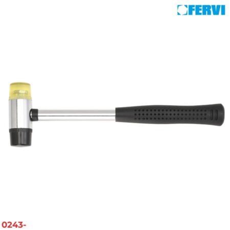 FERVI 0243- Búa đầu nhựa cán sắt bọc cao su