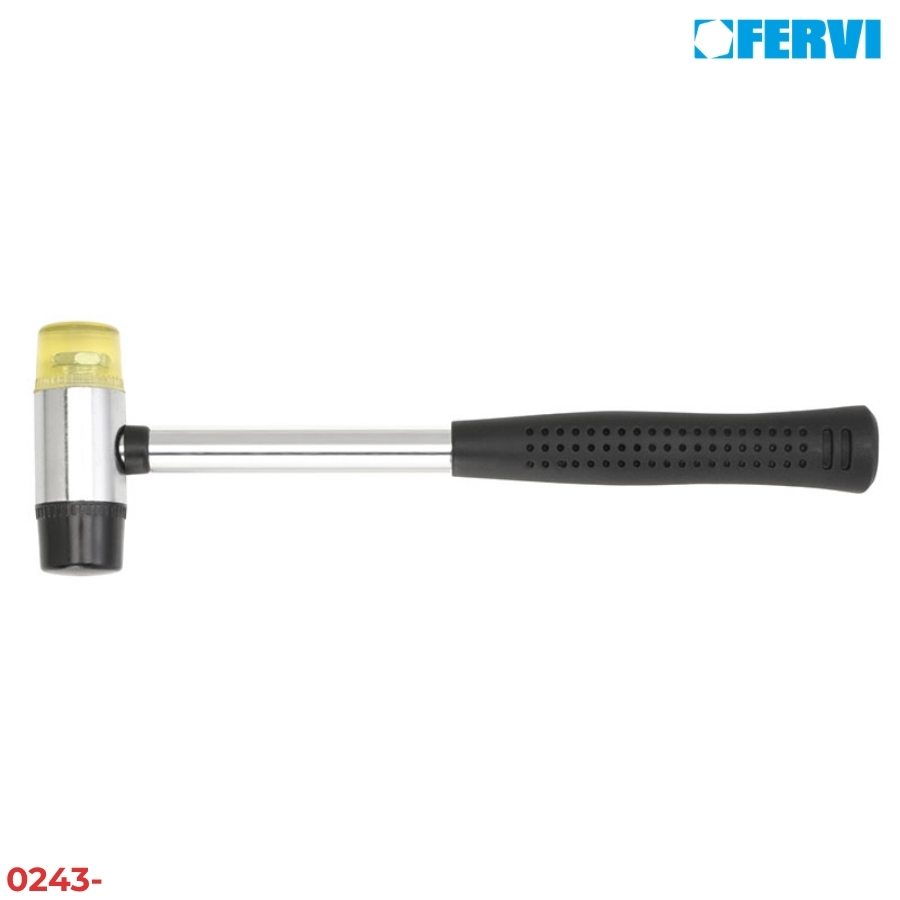 FERVI 0243- Búa đầu nhựa cán sắt bọc cao su
