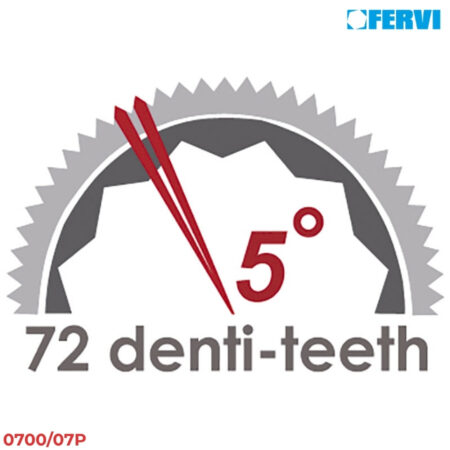 FERVI 0700/07P Bộ cờ lê vòng miệng tự động 7 cây 1