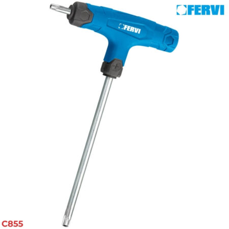 FERVI C855- Lục giác Torx 2 đầu tay cầm nhựa