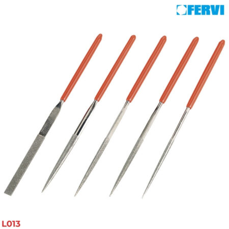 FERVI L013 Bộ giũa kim phủ kim cương 5 cây