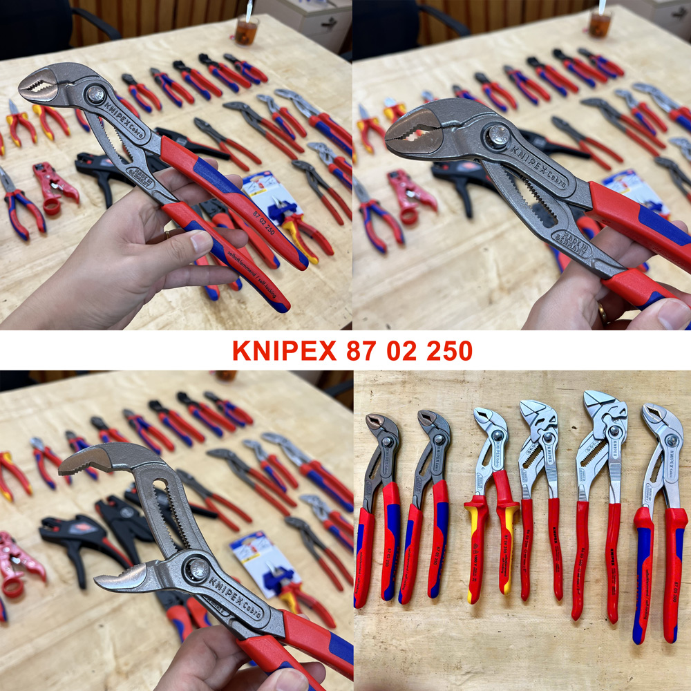 Kìm mỏ quạ 250 mm Knipex 87 02 250 made in Germany