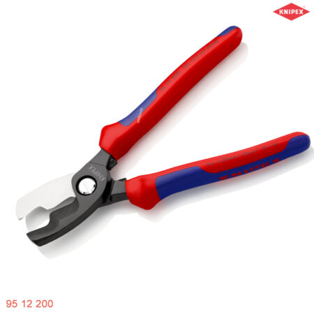 Kìm cắt cáp điện lõi đồng nhôm hai lưỡi cắt KNIPEX 95 12 200