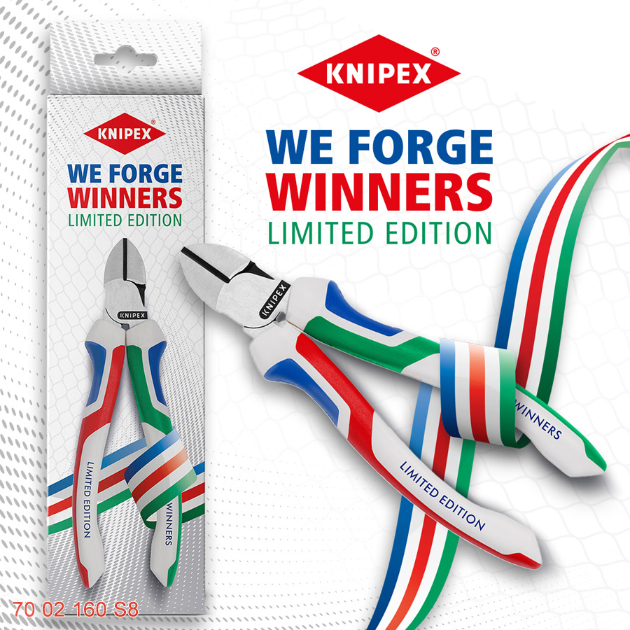 Kìm cắt Knipex bản giới hạn We Forge Winners 70 02 160 S8