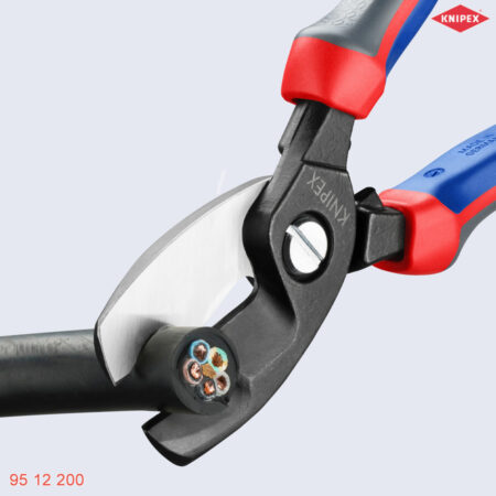 thông số Kìm cắt cáp điện lõi đồng nhôm hai lưỡi cắt KNIPEX 95 12 200