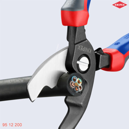 Kìm cắt cáp điện lõi đồng nhôm hai lưỡi cắt KNIPEX 95 12 200 (2)