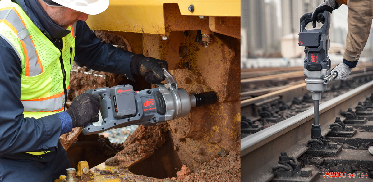 ứng dụng máy siết bulong 2 pin W9000 ingersoll rand