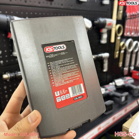 hộp Bộ taro tay HSS-Co M3-M12 21pcs KS Tools 336.0651