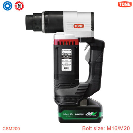 Máy siết bu lông tự đứt M16 M20 dùng pin TONE CSM200