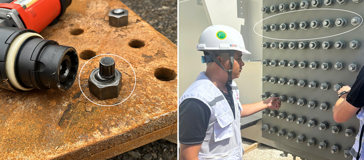 máy siết cắt cho bu lông tự đứt S10T